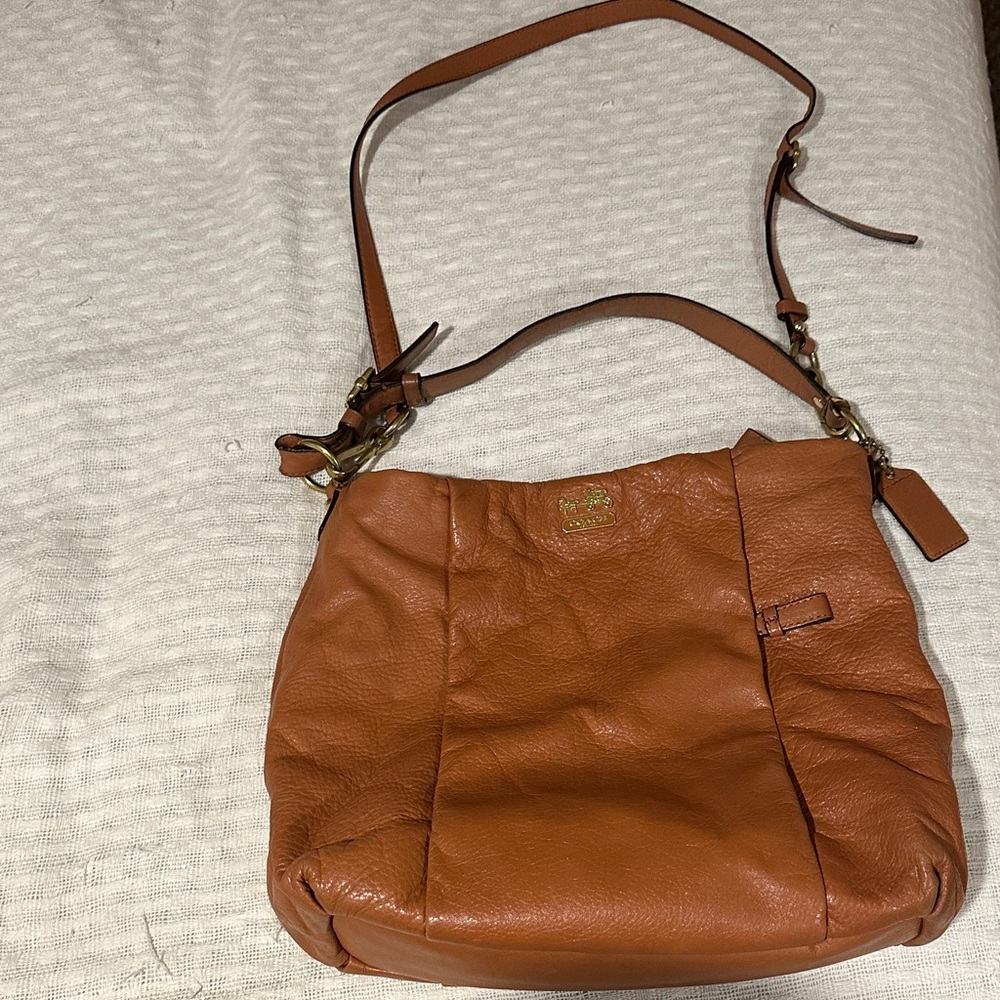 Coach Leather Shoulder Bag